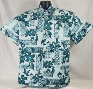 Hawaiian Tapa Aloha Shirt